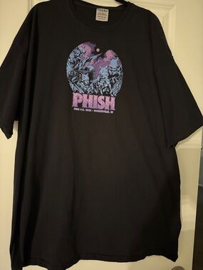 Phish July 3-5 2022 Noblesville Indiana Art By Ken Taylor Tee Shirt 3X XXL